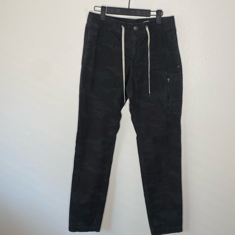 Vuori Ripstop Camo Pants size medium black/gray
